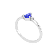 Load image into Gallery viewer, 0.42 Cts. Tanzanite Gold Ring Jewelry