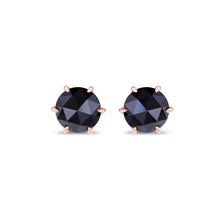 Load image into Gallery viewer, 1.47 Cts. Black Diamond Gold Earring Jewellery