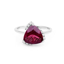 Load image into Gallery viewer, 4.273 Cts. Natural Rhodolite Garnet 14k Gold Statement Ring Jewelry