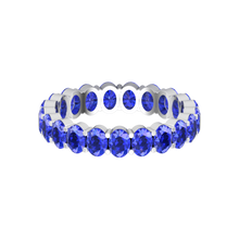 Load image into Gallery viewer, 3.78 Cts. Natural AAA Tanzanite Eternity Ring For Women