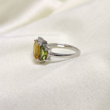 Load image into Gallery viewer, 3.01Cts. Natural Citrine And Peridot 14k Gold Ring Jewelry