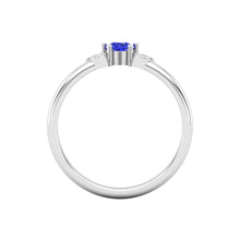 Load image into Gallery viewer, 0.45 Cts. Tanzanite Gold Ring Jewelry