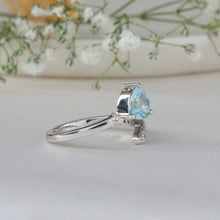 Load image into Gallery viewer, 1.142 Cts. Natural Aquamarine 14k Gold Statement Ring Jewelry