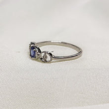 Load image into Gallery viewer, 0.26 Cts. Natural Tanzanite 14K Solid Stacking Gold Ring Jewelry