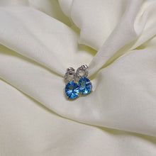 Load image into Gallery viewer, 7.07 Cts. Natural Blue Topaz 14k Gold Statement Earring Jewelry
