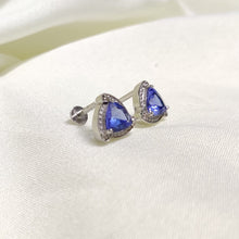 Load image into Gallery viewer, 1.53 Cts. Tanzanite Solid Gold Stud Earrings