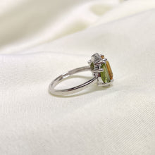 Load image into Gallery viewer, 3.01Cts. Natural Citrine And Peridot 14k Gold Ring Jewelry